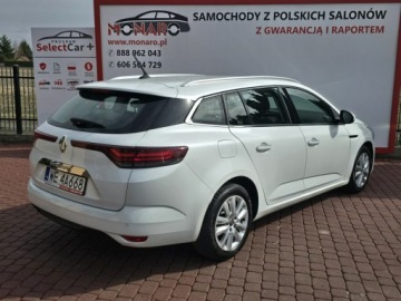 Renault Megane IV Grandtour Facelifting 1.3 TCe 140KM 2021 Renault Megane 1.3 TCe 140KM Zen Biała Perła Salon Polska Zamiana FV 23%, zdjęcie 1