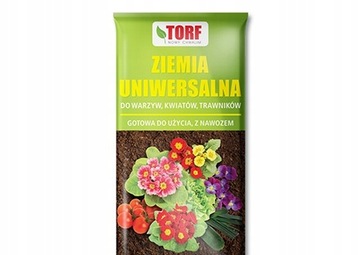 PODŁOŻE ZIEMIA UNIWERSALNA DO KWIATÓW I WARZYW 10L