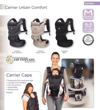 Dooky Wielofunkcyjne Nosidełko dziecięce ergonomiczne Urban Comfort