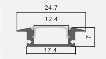 Абажур для профиля LP 2M