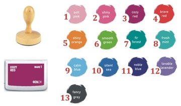 GRYF PIECZĄTKA RĘCZNA LOGO STEMPEL GRAFIKA ŚR 5 CM