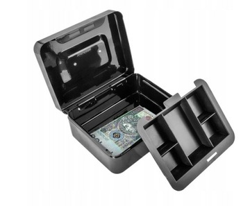 ДЕНЕЖНАЯ КАССЕТА Металлический сейф с ключом