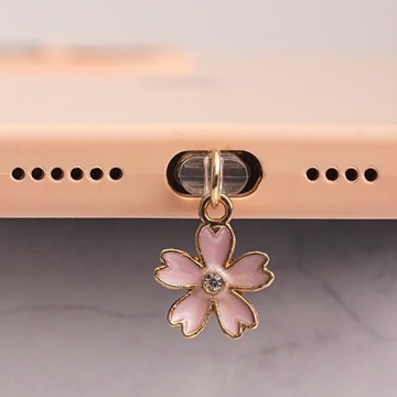 ПОДВЕСКА ДЛЯ IPHONE ЦВЕТОК И СЕРДЦЕ 2 ШТ.