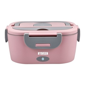 LUNCH BOX PODGRZEWANY N'oveen LB755 60 W Glamour 60°C INOX 2x Pojemnik