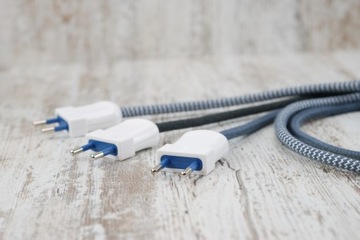 wtyczka włoska 230V do przewodu w oplocie LOFT DIY