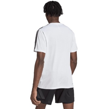M Koszulka męska adidas Train Essentials 3-Stripes Training Tee biała IB815
