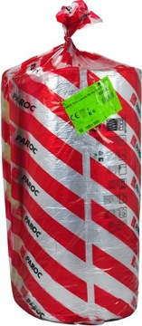 Wełna Lamella Mat Alu Izolacja PAROC 30mm 8m2 Mata lamelowa SAMOPRZYLEPNA