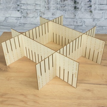 ДЕРЕВЯННЫЙ ОРГАНАЙЗЕР ДЛЯ ЯЩИКОВ 43х8СМ СЕПАРАТОР 2ШТ.