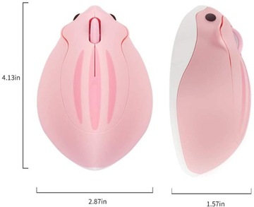 Беспроводная мышь 1200DPI 2,4 ГГц Pink Hamster