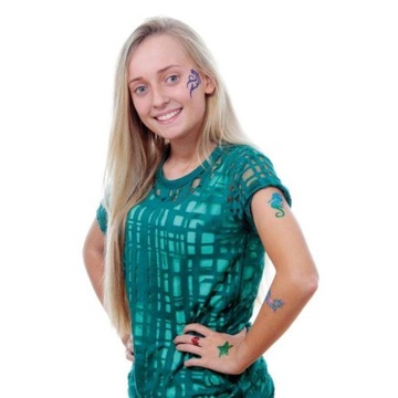 Набор блестящих тату для детей, моющийся, из 24 цветов, 186 шаблонов размера XXL.