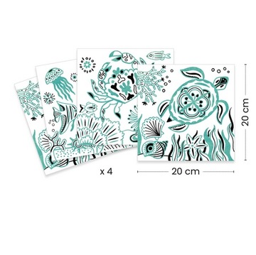 Раскраски Металлик - ПОДВОДНЫЙ МИР