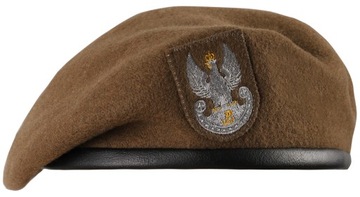 POLSKI BERET WOT WOJSKOWY WEŁNIANY TŁOCZONY 64