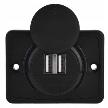 ЗАРЯДНОЕ УСТРОЙСТВО 2x USB 3.1A 12В 24В АВТОМОБИЛЬНАЯ РОЗЕТКА