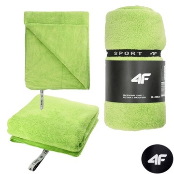 RĘCZNIK SZYBKOSCHNĄCY 4F SPORTOWY CHŁONNY MIKROFIBRA UNI 130/80 CM