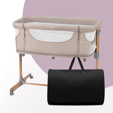 СУМКА MoMi SMART BED REVO - СУМКА ДЛЯ ТРАНСПОРТИРОВКИ - ЧЕРНАЯ