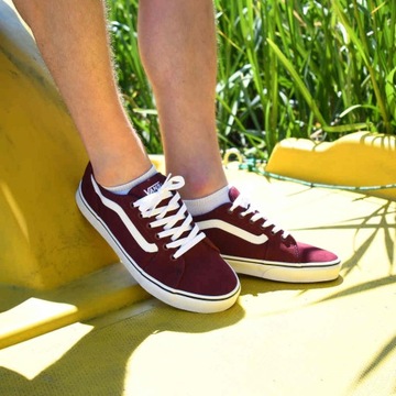 Buty męskie trampki old skool bordowe Vans Filmore Decon VN0A3WKZ5LN 45