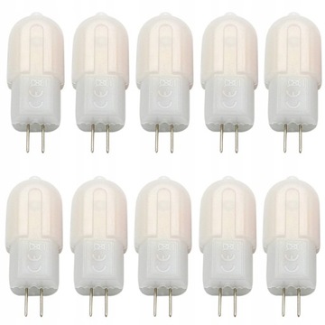 G4 LED, 2W AC/DC 12V, ciepła biel, opak. 10