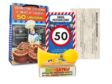 Prezent na 50 TRĄBKA MANDAT TORBA PREZENTOWA