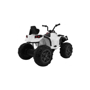Детский аккумулятор Quad ATV 2,4 ГГц Белый + Пульт дистанционного управления + Колеса EVA