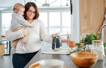BABYMOOV ПОРТАТИВНЫЙ ПОДОГРЕВАТЕЛЬ БУТЫЛОК ДЛЯ МОЛОКА 2В1 ДЛЯ АВТОМОБИЛЯ/ДОМА