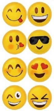 РОЛЛЫ СТИКЕРЫ МОТИВАЦИОННЫЕ ЭМОЦИИ HAPPY FACEBOOK EMOJI EMOTICON 500 ШТ.