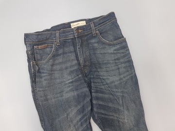 WRANGLER TEXAS STRETCH spodnie jeansy męskie 33/30 pas 88