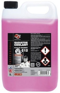 Płyn Do Chłodnicy Auta G12 - 35°C 5L Różowy 61-104 Moje Auto Professional