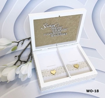 Набор конвертов-коробок для обручальных колец U7/U8 графики