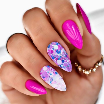 ПОРОШОК ДЛЯ НОГТЕЙ POP UP № 8 СМЕСЬ ТЕМНО-СИНИЙ.