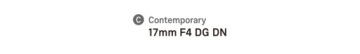 Sigma Contemporary 17/4 DG DN | Sony-E | Компактный широкоугольник