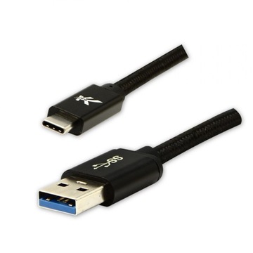 USB kabel (3.2 gen 1), USB A M - USB C M, 1m, 5 Gb