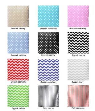 Kwadratowa poduszka taboret stołek 30x30cm DUŻY WYBÓR WZORÓW