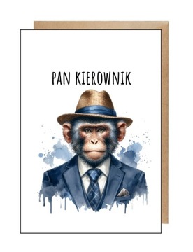 Pocztówka + eko koperta karnet na różne okazje Pan kierownik boss szef
