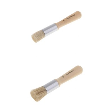 2x Farba do szablonów 17/15,5 cm Drewniany pę