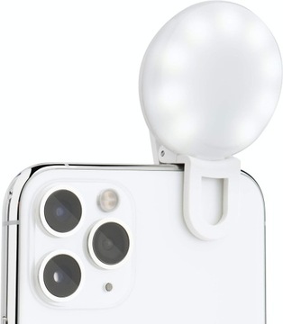 Selfie Mini akumulatorowa lampa pierścieniowa do selfie do telefonu komórko