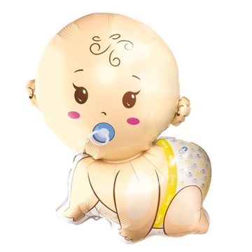 Balon foliowy Bobas Chłopiec BABY SHOWER 77x65