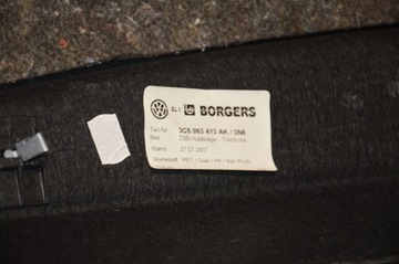 PASSAT B6 FL SEDAN POLIČKA KUFRU 3C5863413AK