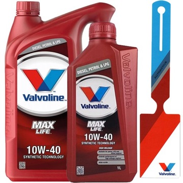VALVOLINE MAXLIFE 10W40 OLEJ SILNIKOWY 10W-40 6L