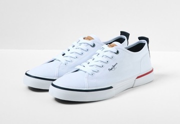 Pepe Jeans Tenisówki Kenton Smart 22 PMS30811 White 800