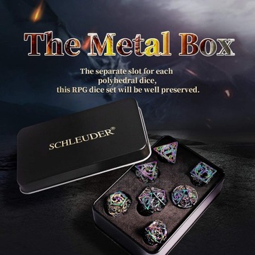 Набор кубиков D&D для ролей Dungeons and Dragons 6 шт.