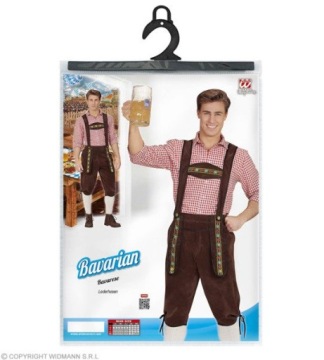 БАВАРСКИЙ КОСТЮМ БРЮКИ ОКТОБЕРФЕСТ BAVARIA L