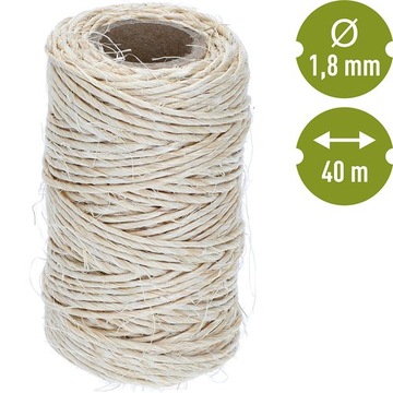 Sznurek sizalowy 1,8 mm/40 m/100 g