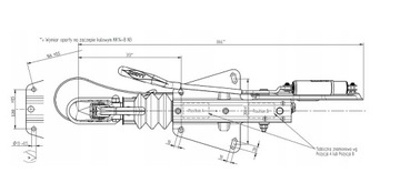 ТОРМОЗНОЙ УЗЕЛ ОБРАБОТКИ KNOTT KF13 СЦЕПКА 750-1300 кг УСТРОЙСТВО ОБРАБОТКИ НОВОЕ