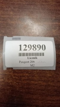 9643402280, PEUGEOT 206 1.2 Kombiinstrument 9643402280 | thumb 1