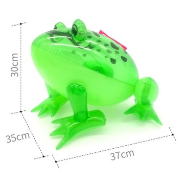 Nadmuchiwany model żaby zwierzęce dmuchane zabawki zabawka dla dzieci na wakacje na plaży