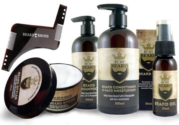 Набор BY MY BEARD BEARD + кисть Beard Bross