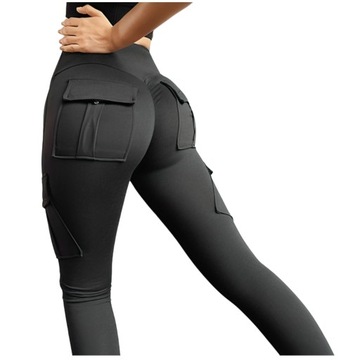LEGGINSY POWIĘKSZAJĄCE POŚLADKI KIESZENIE