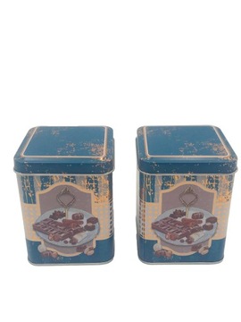 Puszka Retro LOFT BOHO Cukier Kawa Sugar Coffee