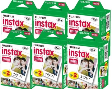 Wkłady Fujifilm Instax Mini Glossy 2 pack 20 zdjęć (120 zdjęć)