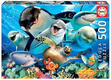 Educa Puzzle 500 el Podwodne selfie